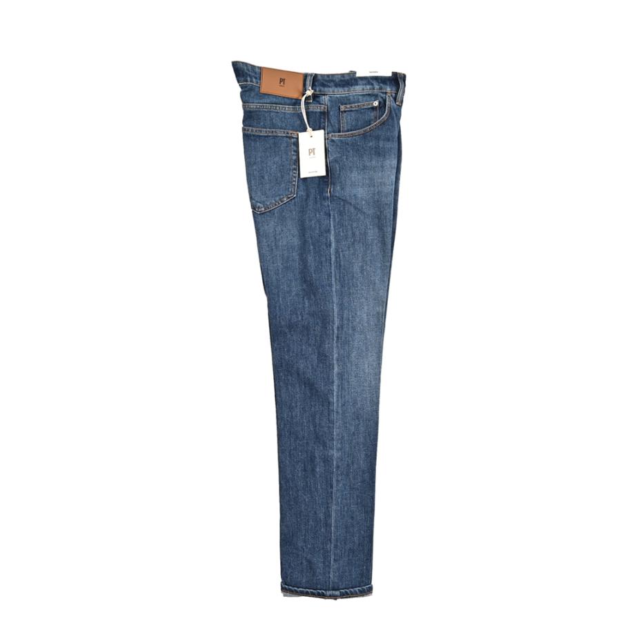 PT TORINO DENIM ピーティートリノデニム / REGGAE TAPERED FIT デニムジーンズ 5ポケット パンツ コットン ストレッチ ブルー / 26SS新作の画像