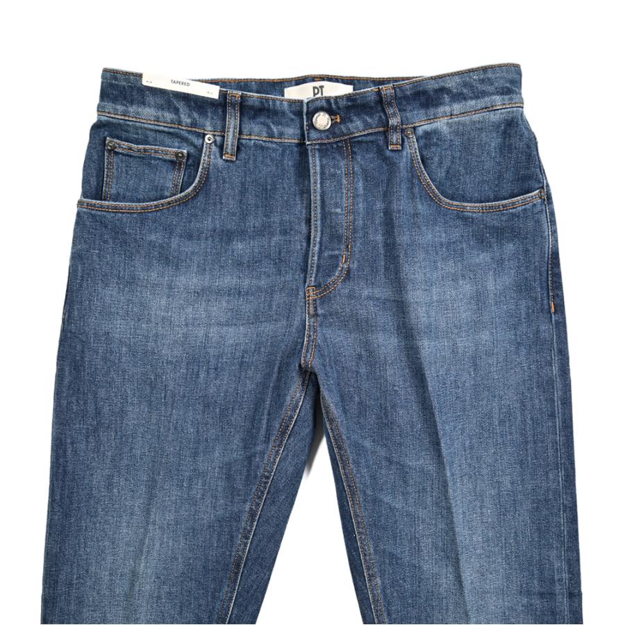 PT TORINO DENIM ピーティートリノデニム / REGGAE TAPERED FIT デニムジーンズ 5ポケット パンツ コットン ストレッチ ブルー / 26SS新作の画像