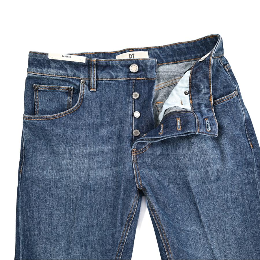 PT TORINO DENIM ピーティートリノデニム / REGGAE TAPERED FIT デニムジーンズ 5ポケット パンツ コットン ストレッチ ブルー / 26SS新作の画像