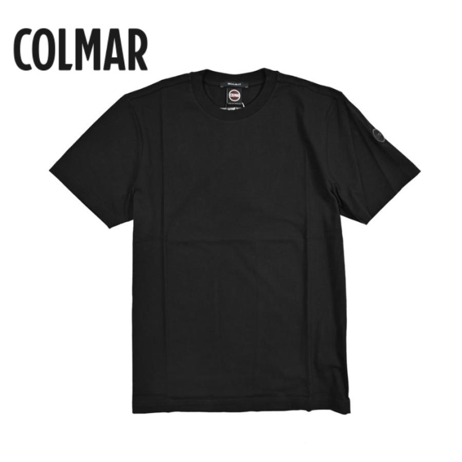 COLMAR コルマー / ジャージー Tシャツ 半袖 クルーネック レギュラーフィット コットン100% ブラック / 26SS | COLMAR