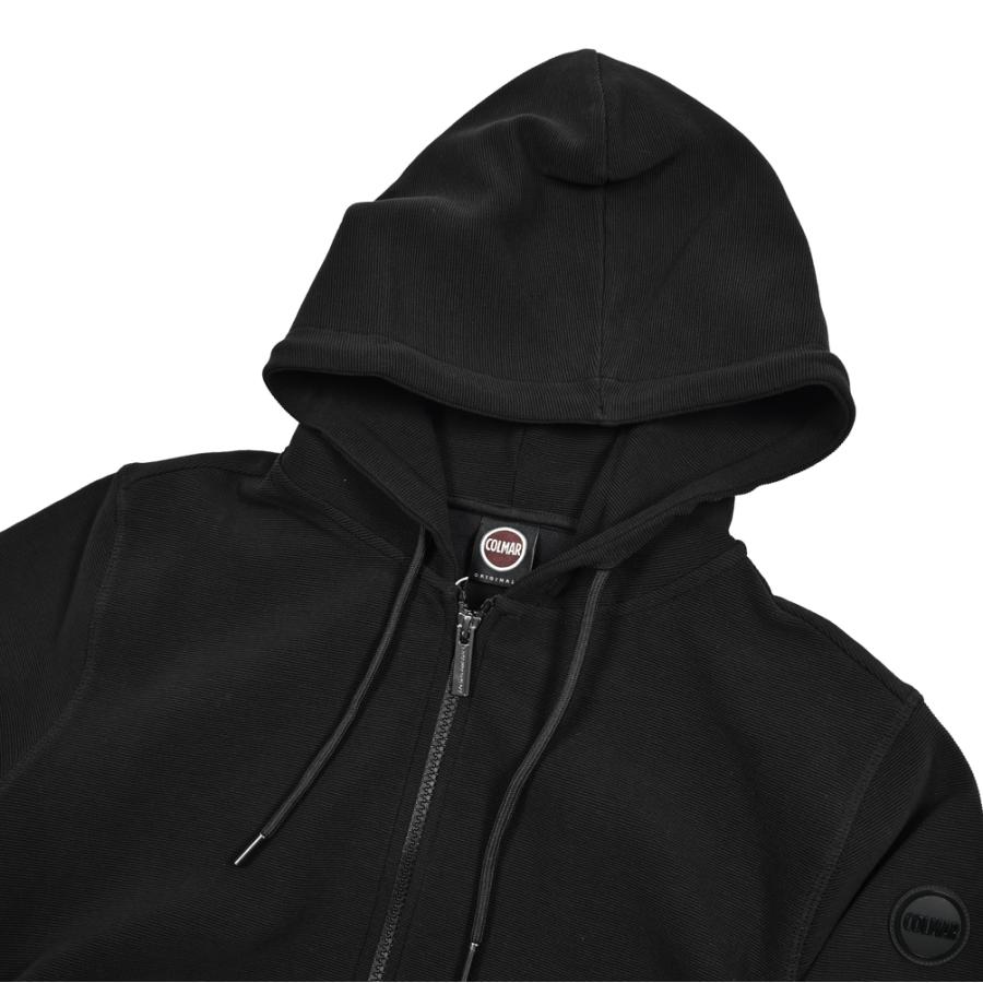 COLMAR コルマー / フーディー スウェットシャツ ジップアップパーカー 長袖 コットン ナイロン ストレッチ ブラック / 26SS | COLMAR | 03
