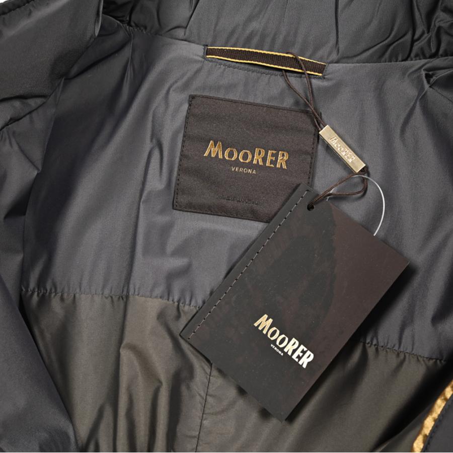 MOORER ムーレー / HEKTOR-MS フード付き スタンドカラーコート ライトアウター ストレッチ ナイロン ポリエステル グレー / セールの画像