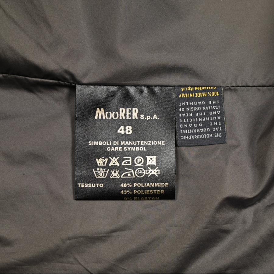 MOORER ムーレー / HEKTOR-MS フード付き スタンドカラーコート ライトアウター ストレッチ ナイロン ポリエステル グレー / セールの画像