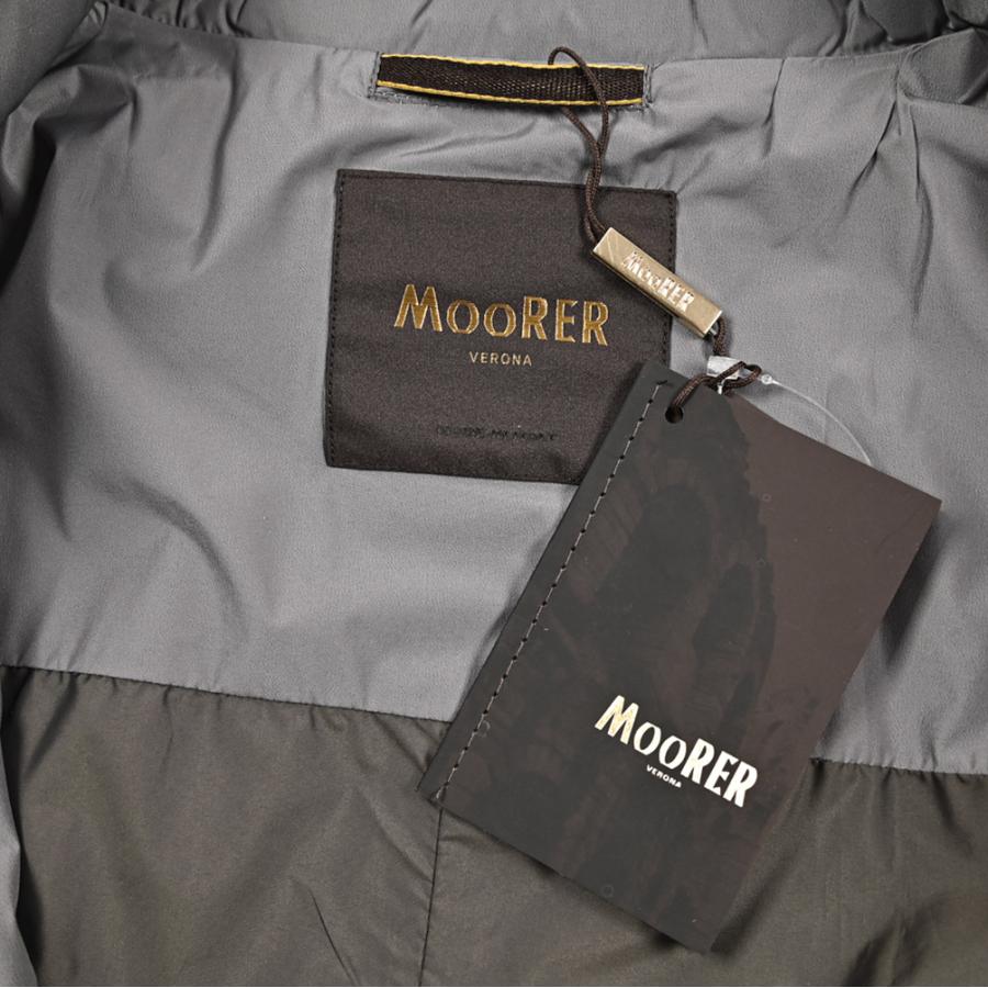 MOORER ムーレー / HEKTOR-MS フード付き スタンドカラーコート ライトアウター ストレッチ ナイロン ポリエステル グレー / セールの画像