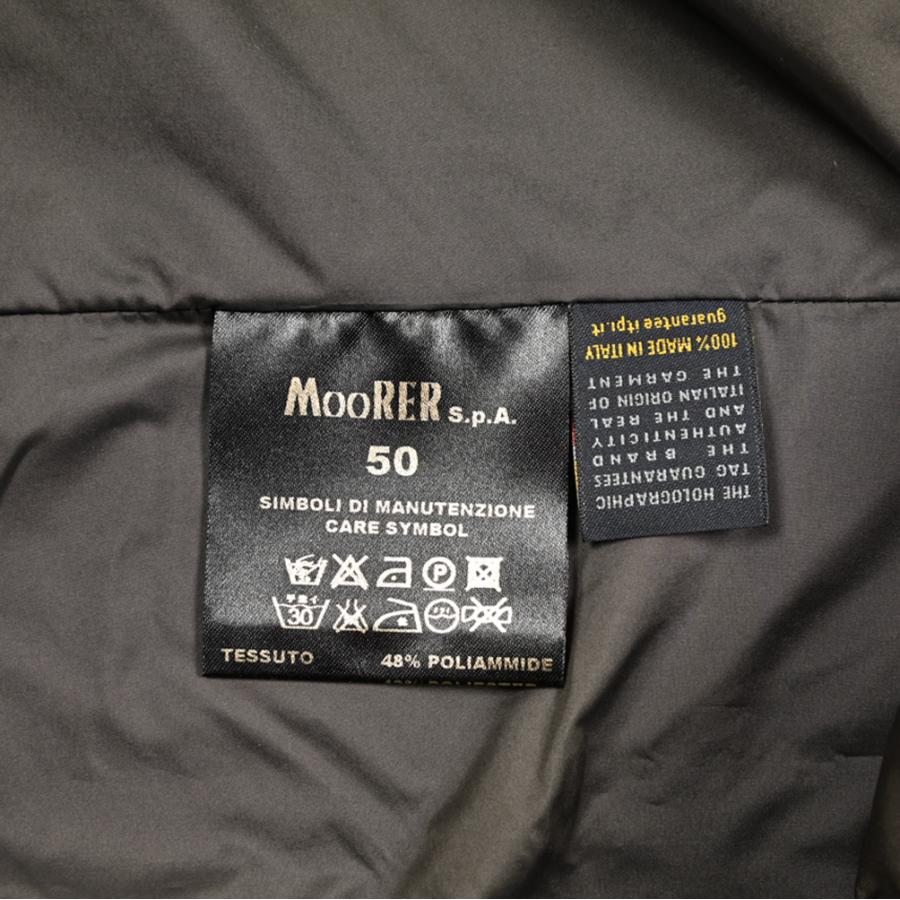 MOORER ムーレー / HEKTOR-MS フード付き スタンドカラーコート ライトアウター ストレッチ ナイロン ポリエステル グレー / セールの画像