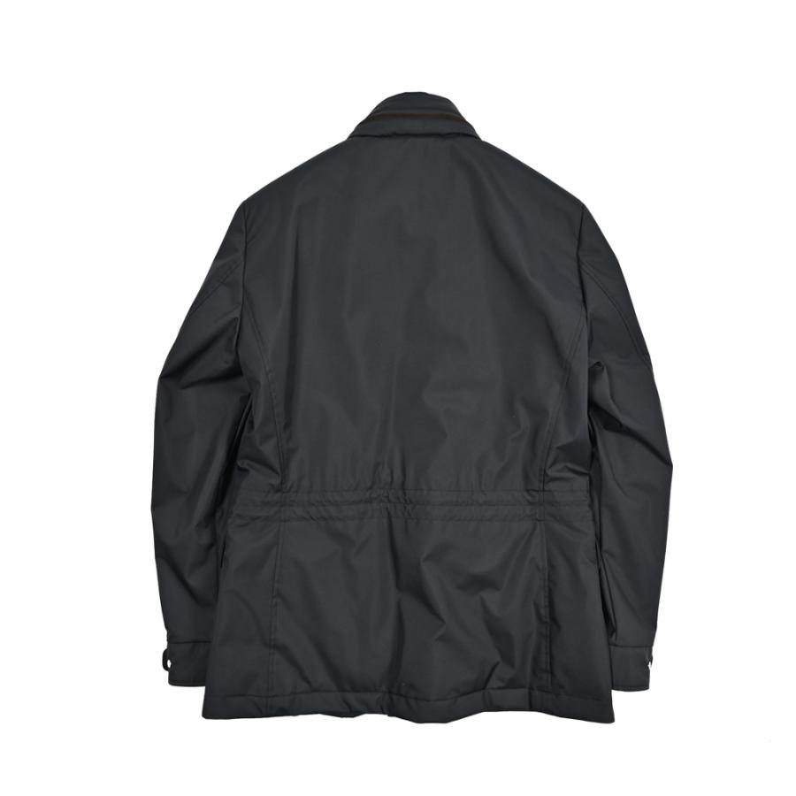 MOORER ムーレー / FORD-GF フード付き ダウンステンカラーコート ライトアウター ACQUA PROOF 防水透湿 ナイロン100% ネイビー / セールの画像