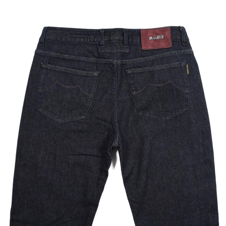 MOORER ムーレー / KLEE-DC111 デニムジーンズ コットン カシミヤ ストレッチ ネイビー / セールの画像