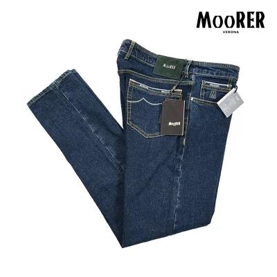 MOORER ムーレー / PILON-DC104 デニムジーンズ 5ポケット パンツ 日本製生地 コットン ストレッチ ブルー / セール