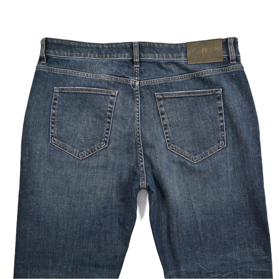 PT TORINO DENIM ピーティートリノデニム / INDIE テーパード デニムジーンズ デニスラ ストレッチパンツ コットン ブルー / セールの画像
