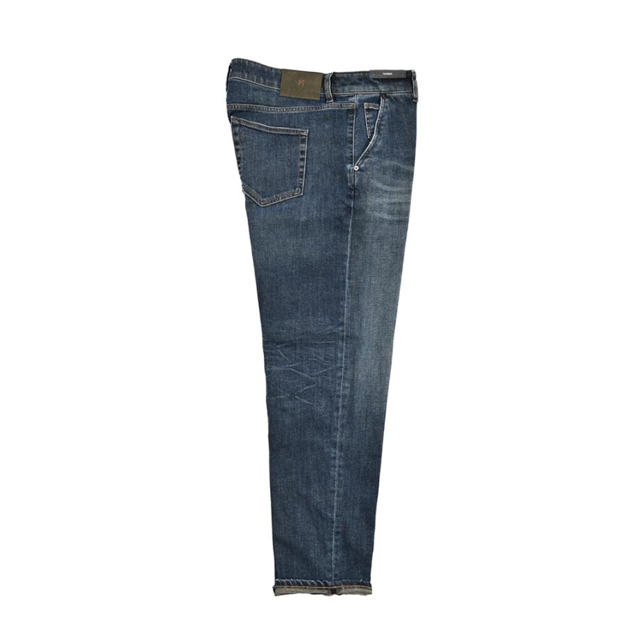PT TORINO DENIM ピーティートリノデニム / INDIE テーパード デニムジーンズ デニスラ ストレッチパンツ コットン ブルー / セールの画像