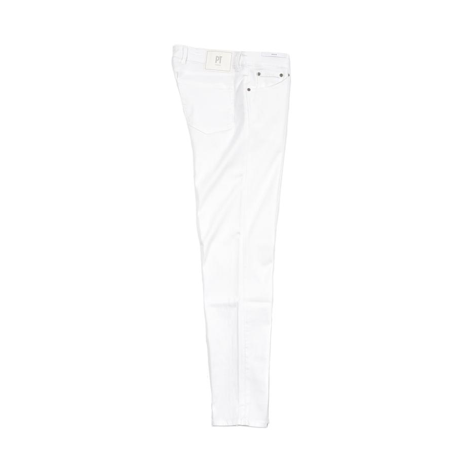 PT TORINO DENIM ピーティートリノデニム / SWING SUPERSLIM FIT リヨセル コットン ストレッチ ホワイト PT05の画像