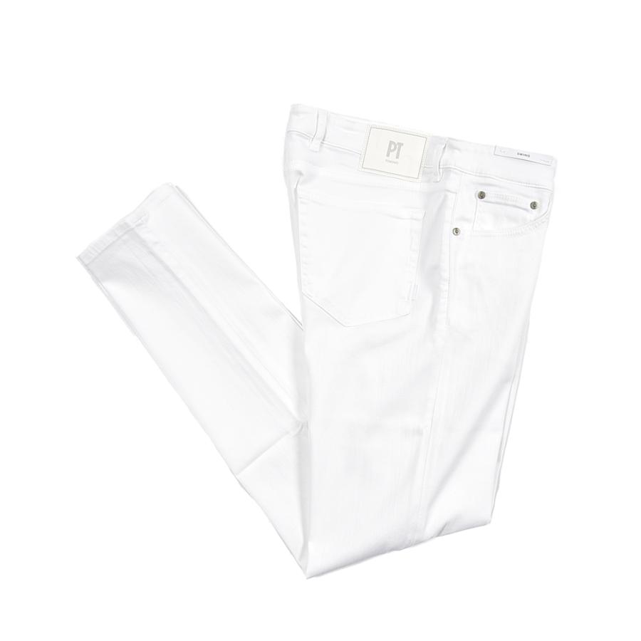 PT TORINO DENIM ピーティートリノデニム / SWING SUPERSLIM FIT リヨセル コットン ストレッチ ホワイト PT05の画像