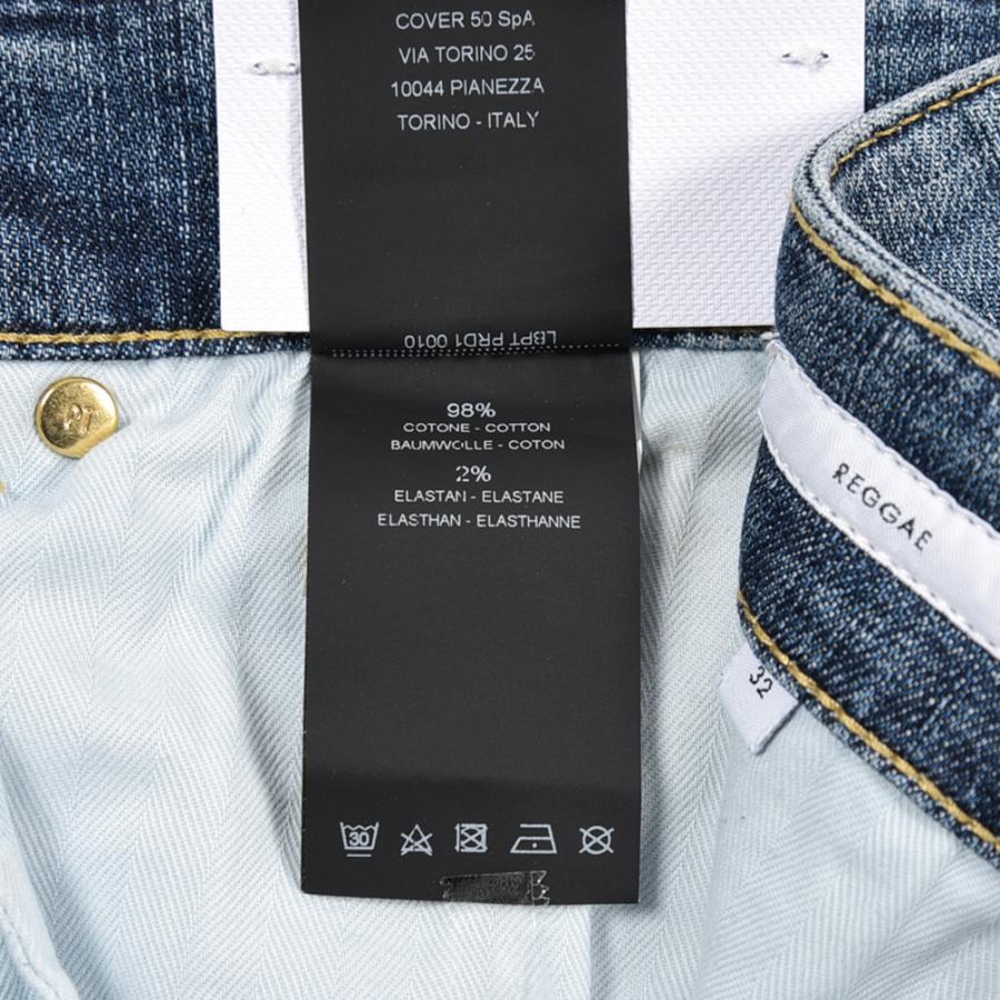 PT TORINO DENIM ピーティートリノデニム / REGGAE TAPERED FIT テーパードフィット デニムジーンズ パンツ ストレッチ ブルーの画像