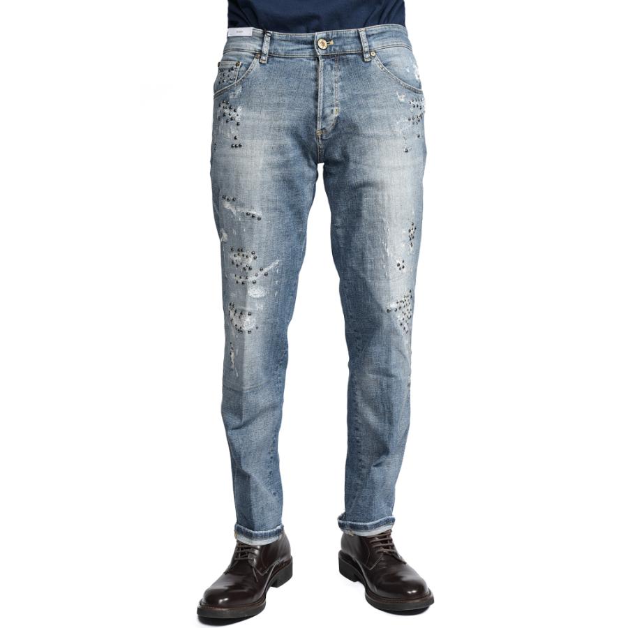 PT TORINO DENIM ピーティートリノデニム / REGGAE TAPERED FIT テーパードフィット デニムジーンズ パンツ ストレッチ ブルーの画像