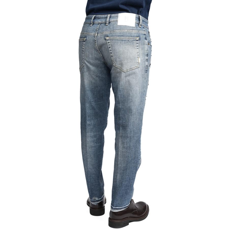 PT TORINO DENIM ピーティートリノデニム / REGGAE TAPERED FIT テーパードフィット デニムジーンズ パンツ ストレッチ ブルーの画像