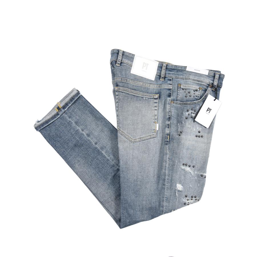 PT TORINO DENIM ピーティートリノデニム / REGGAE TAPERED FIT テーパードフィット デニムジーンズ パンツ ストレッチ ブルーの画像