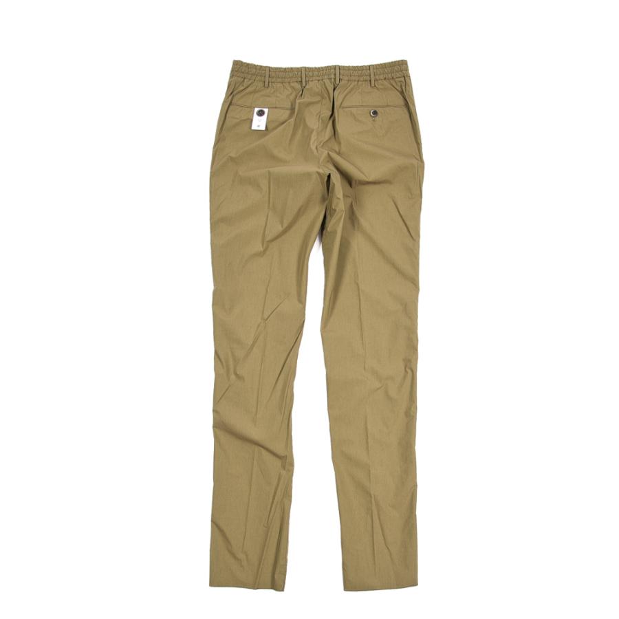 ピーティートリノ PT TORINO SLIM FIT イージースラックス ノータック パンツ 春夏 メンズ コットン ポリアミド ストレッチ カーキグリーン PT01