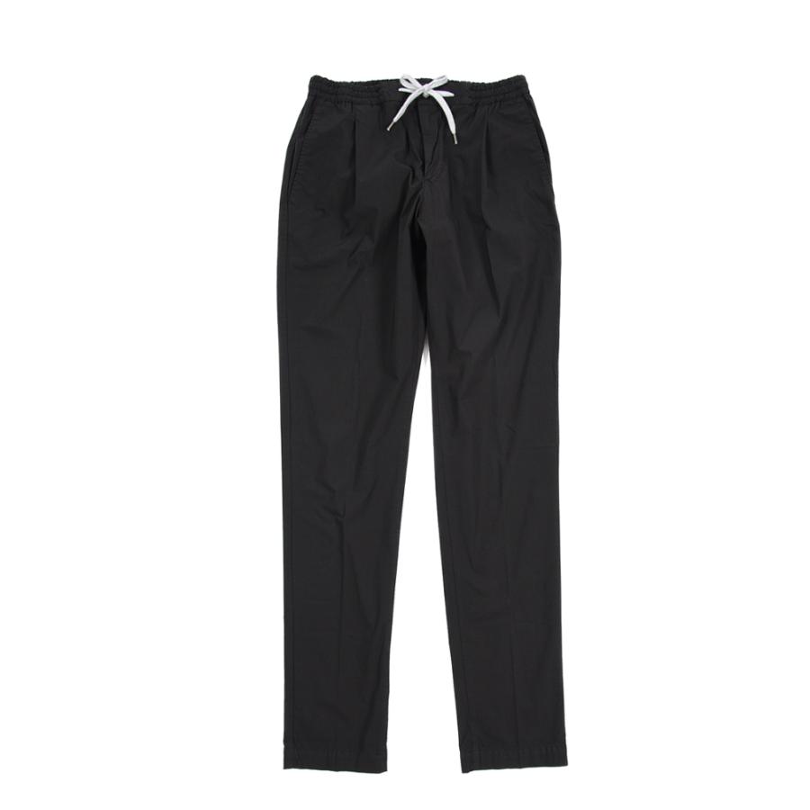 ピーティートリノ PT TORINO SOFT FIT イージースラックス ワンタック パンツ 春夏 メンズ コットン ポリアミド ストレッチ ブラック PT01