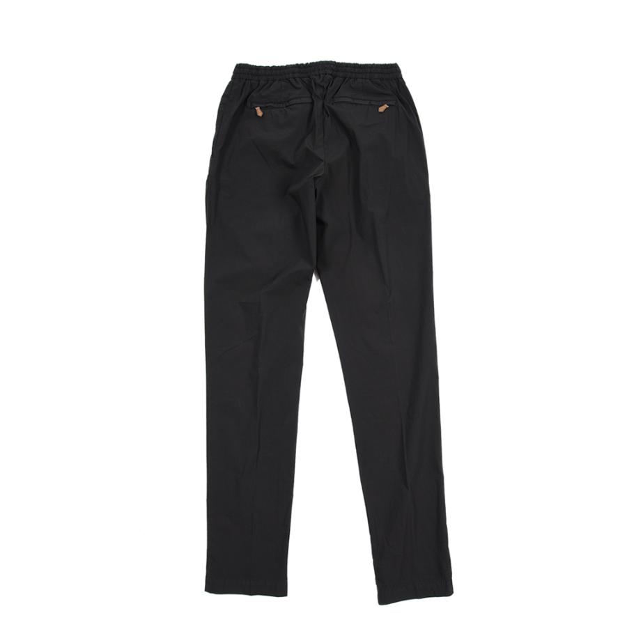 ピーティートリノ PT TORINO SOFT FIT イージースラックス ワンタック パンツ 春夏 メンズ コットン ポリアミド ストレッチ ブラック PT01