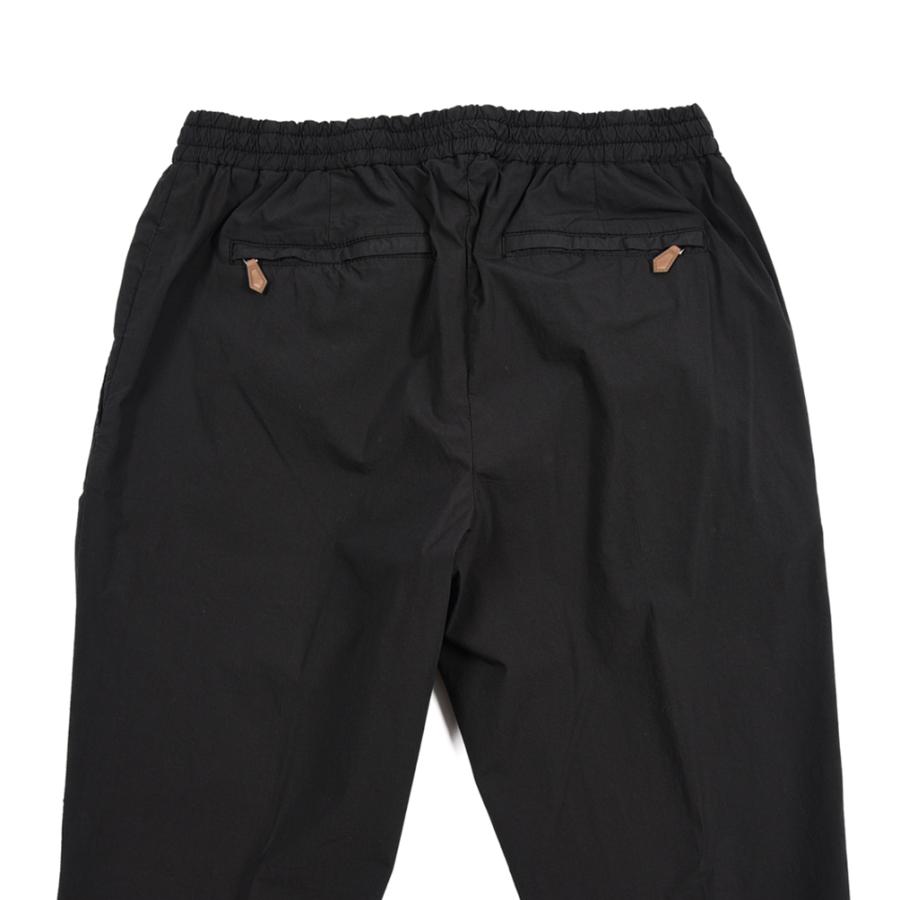 ピーティートリノ PT TORINO SOFT FIT イージースラックス ワンタック パンツ 春夏 メンズ コットン ポリアミド ストレッチ ブラック PT01