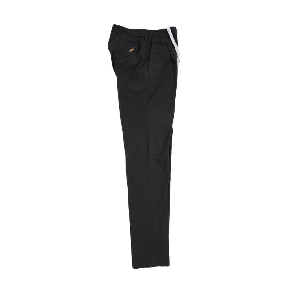 ピーティートリノ PT TORINO SOFT FIT イージースラックス ワンタック パンツ 春夏 メンズ コットン ポリアミド ストレッチ ブラック PT01