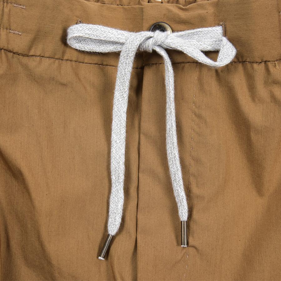 ピーティートリノ PT TORINO SOFT FIT イージースラックス ワンタック パンツ 春夏 メンズ コットン ポリアミド ストレッチ ブラウン PT01