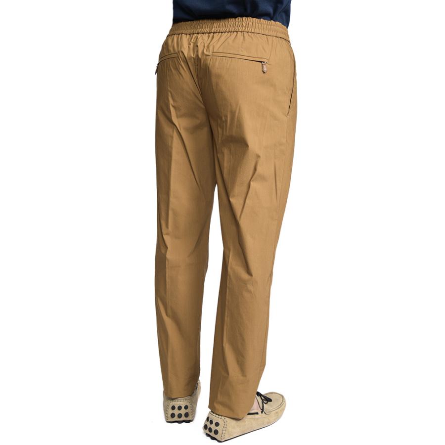 ピーティートリノ PT TORINO SOFT FIT イージースラックス ワンタック パンツ 春夏 メンズ コットン ポリアミド ストレッチ ブラウン PT01