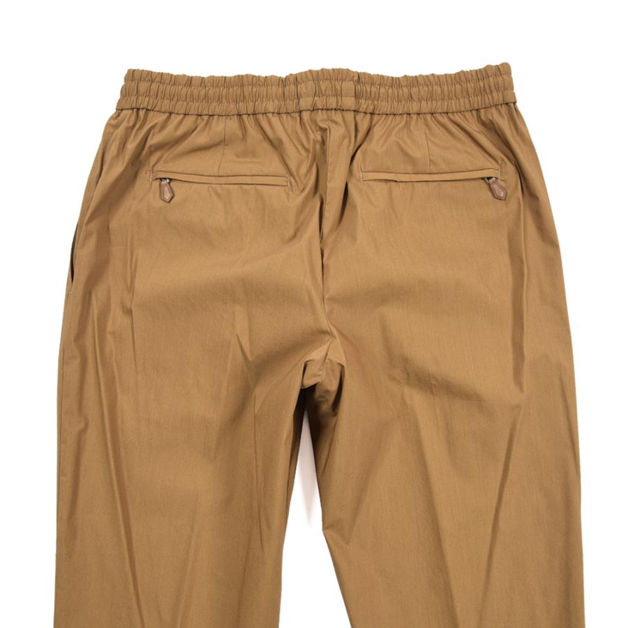 ピーティートリノ PT TORINO SOFT FIT イージースラックス ワンタック パンツ 春夏 メンズ コットン ポリアミド ストレッチ ブラウン PT01