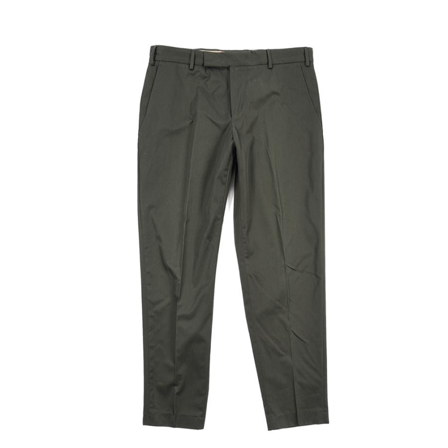ピーティートリノ PT TORINO EDGE REBEL FIT コットンスラックス ノータック パンツ 春夏 メンズ コットン 100% カーキグリーン PT01