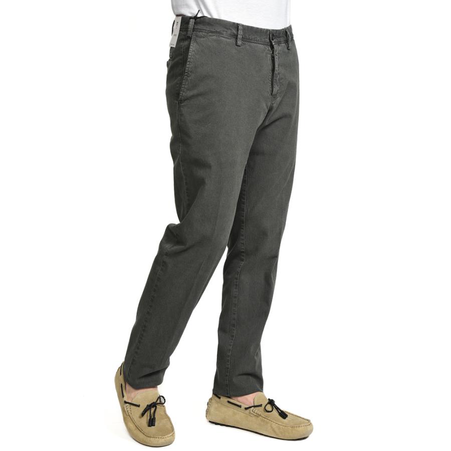 未使用 PT TORINO EVO FIT リネン混 ストレッチ スラックス 美品】ピーティートリノ スラックス EVO FIT 永久クリース リネン混 L
