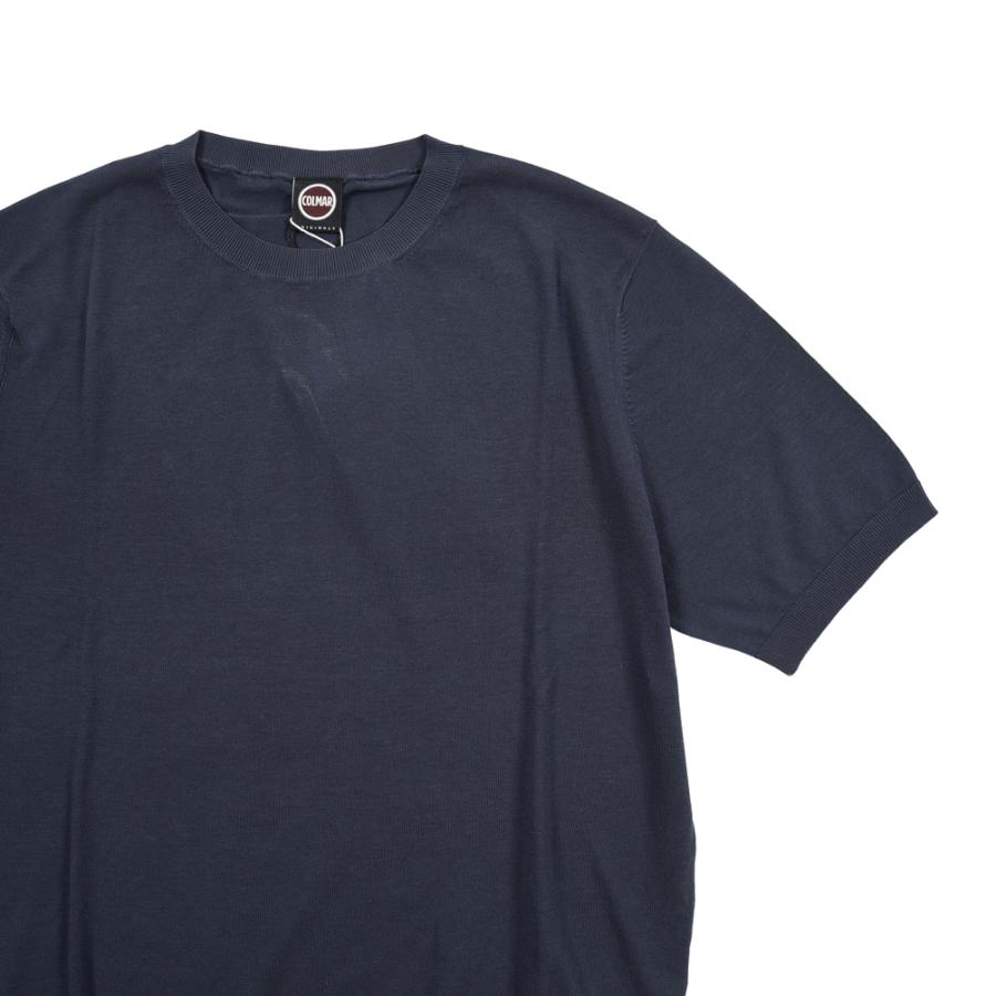 COLMAR コルマー / サマーニットセーター クルーネック ハイゲージ 半袖 REGULAR FIT コットン100% ネイビー COLMAR ORIGINALS / 26SS / セール | COLMAR | 02