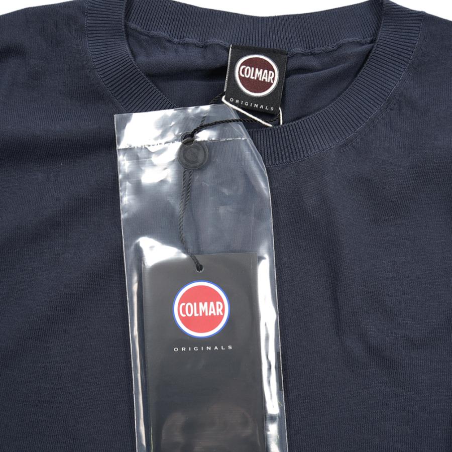 COLMAR コルマー / サマーニットセーター クルーネック ハイゲージ 半袖 REGULAR FIT コットン100% ネイビー COLMAR ORIGINALS / 26SS / セール | COLMAR | 05