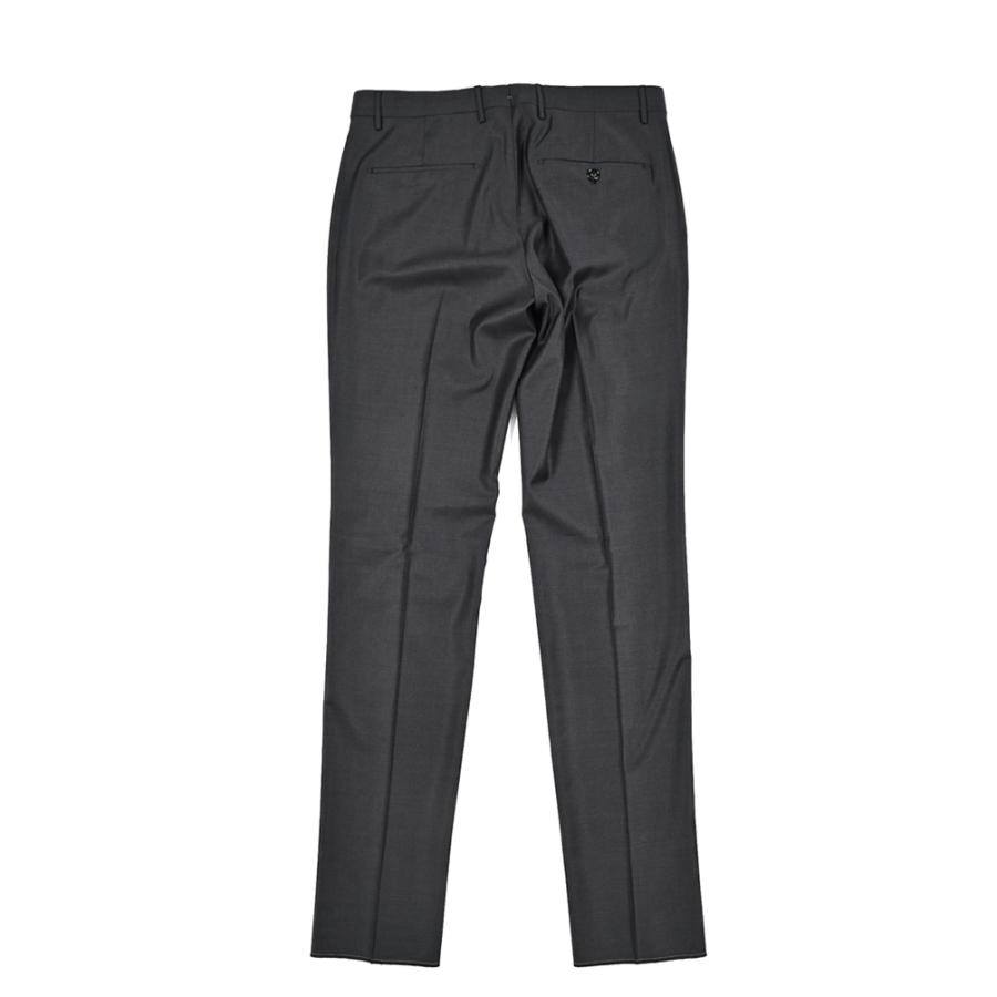 BERWICH ベルウィッチ / VULCANO スラックス ノータック パンツ Loro Piana AUSTRALIS Super 150's ウール100% ダークグレーの画像