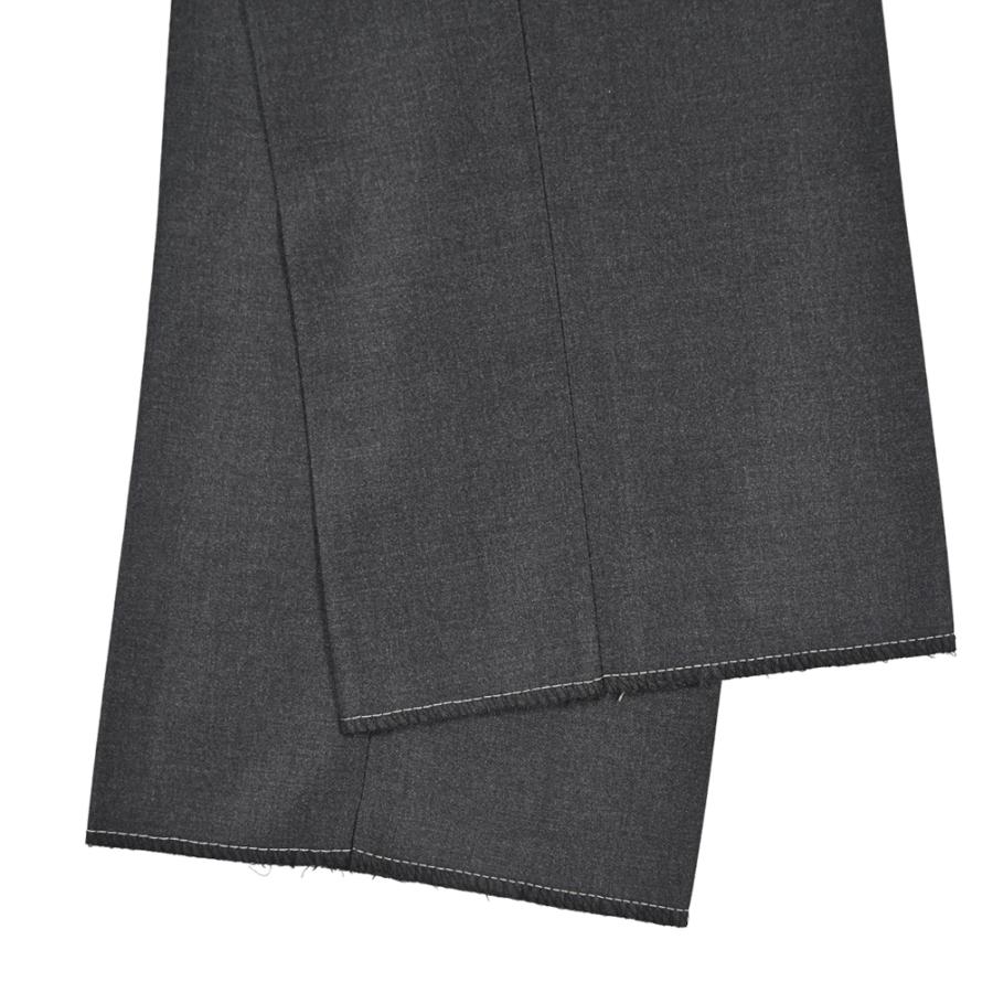 BERWICH ベルウィッチ / VULCANO スラックス ノータック パンツ Loro Piana AUSTRALIS Super 150's ウール100% ダークグレーの画像