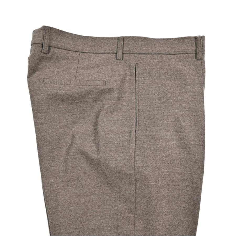 BERWICH ベルウィッチ / CHIAIA スラックス ワンタック インプリーツ パンツ Loro Piana ZELANDER ウール100% グレージュの画像