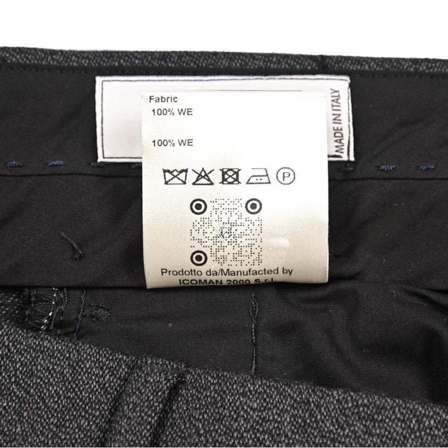 BERWICH ベルウィッチ / NEGRONI LUX ネグローニ スラックス ツータック パンツ ウール100% グレーの画像
