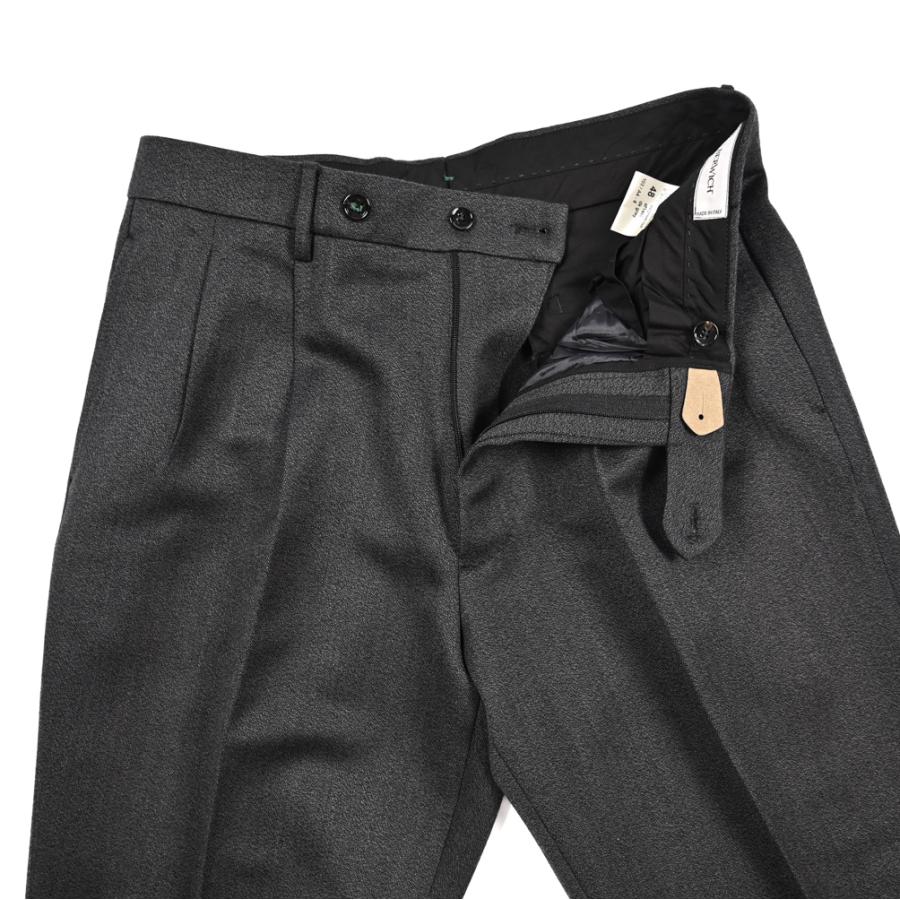 BERWICH ベルウィッチ / NEGRONI LUX ネグローニ スラックス ツータック パンツ ウール100% グレーの画像