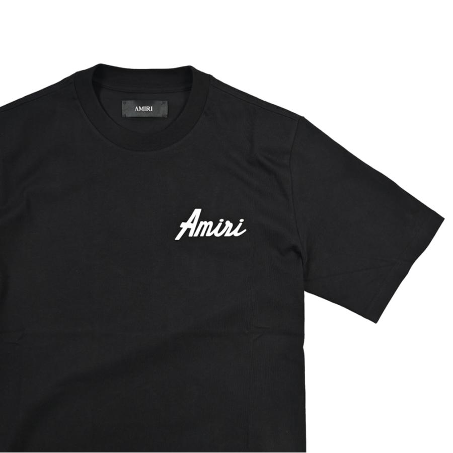 AMIRI アミリ / AMIRI CITY TEE ロゴ Tシャツ カットソー 半袖 クルーネック コットン100% ブラック MADE IN ITALY / 26-27AWの画像