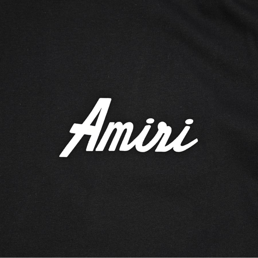 AMIRI アミリ / AMIRI CITY TEE ロゴ Tシャツ カットソー 半袖 クルーネック コットン100% ブラック MADE IN ITALY / 26-27AWの画像