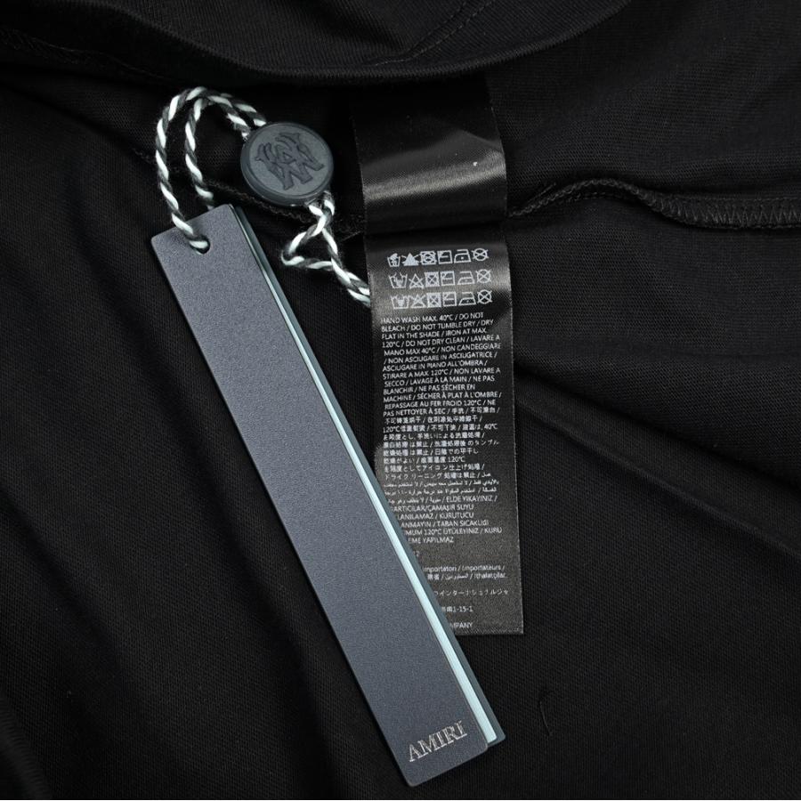 AMIRI アミリ / AMIRI CITY TEE ロゴ Tシャツ カットソー 半袖 クルーネック コットン100% ブラック MADE IN ITALY / 26-27AWの画像