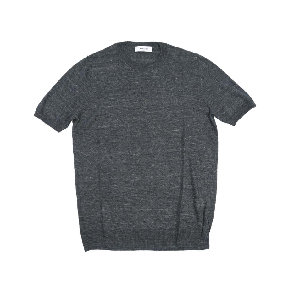 新品 GRAN SASSO グランサッソ　サマーニットTシャツ Gran Sasso（グランサッソ） GRAN グランサッソ / SASSO ニットTシャツ