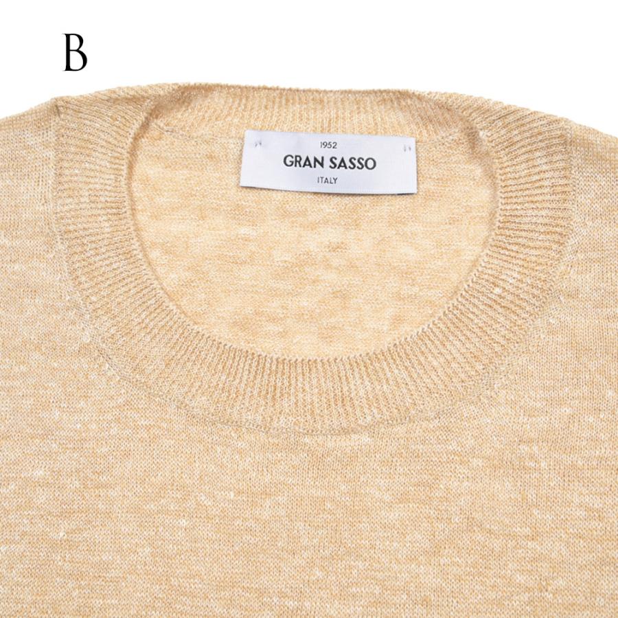Gran Sasso（グランサッソ） GRAN グランサッソ / SASSO ニットTシャツ