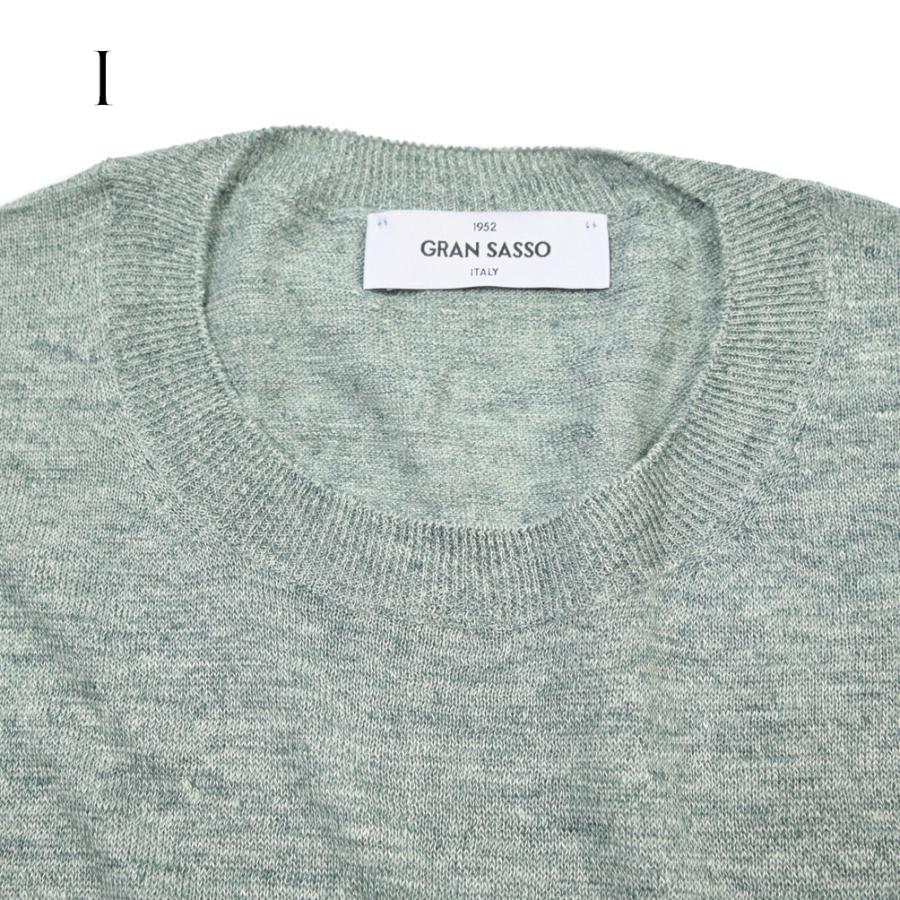 新品 GRAN SASSO グランサッソ　サマーニットTシャツ Gran Sasso（グランサッソ） GRAN グランサッソ / SASSO ニットTシャツ