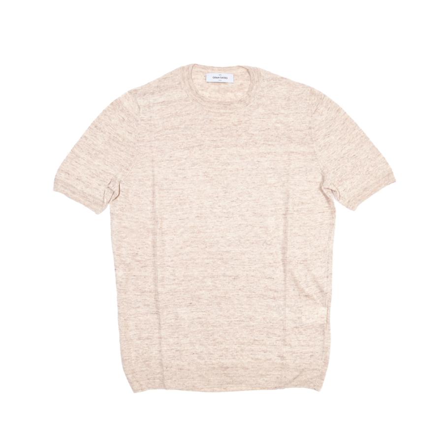 新品 GRAN SASSO グランサッソ　サマーニットTシャツ Gran Sasso（グランサッソ） GRAN グランサッソ / SASSO ニットTシャツ