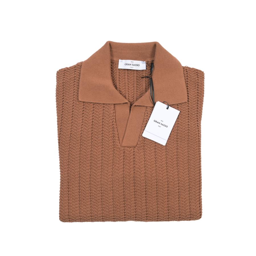 Gran Sasso（グランサッソ） グランサッソ / ニットポロシャツ