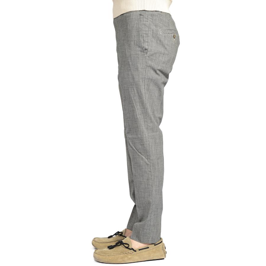 コナンくん新品【PT01 TORINO グレー系 コットン パンツ】GTA GTA（ジーティーアー） ジーティーアー / DAVIDE DE REGULAR FIT 麻混