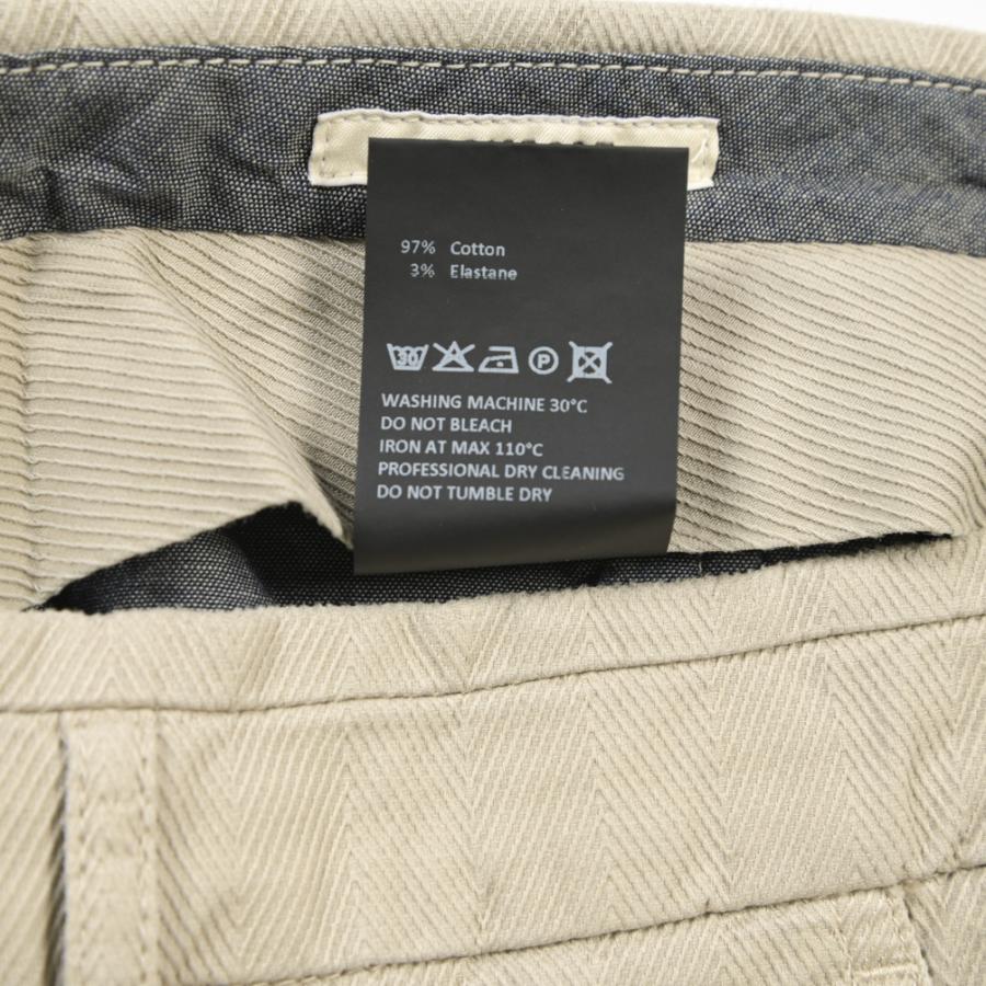 新品タグ付き 50】GTA BYRON ワンプリーツ ストレッチチノ カーキ 商品