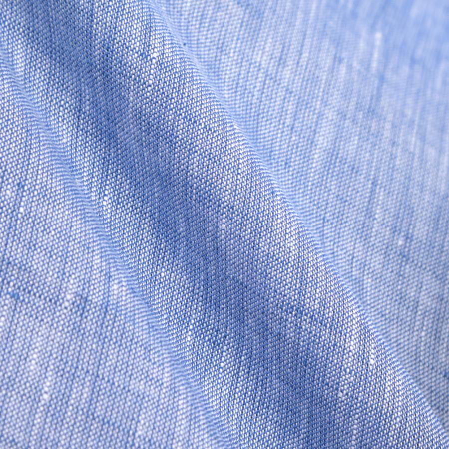 ORIAN オリアン / Vintage Classic 麻シャツ ドレスシャツ ホリゾンタルカラー 長袖 リネン100% ブルー ネイビー 2色展開 / 26SS / セール | ORIAN | 12