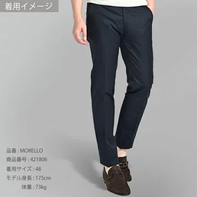 BERWICH ベルウィッチ / MORELLO スラックス ノータック パンツ SLIM FIT スリムフィット ポリエステル100% ブラック / 26SS / セール | BERWICH | 14