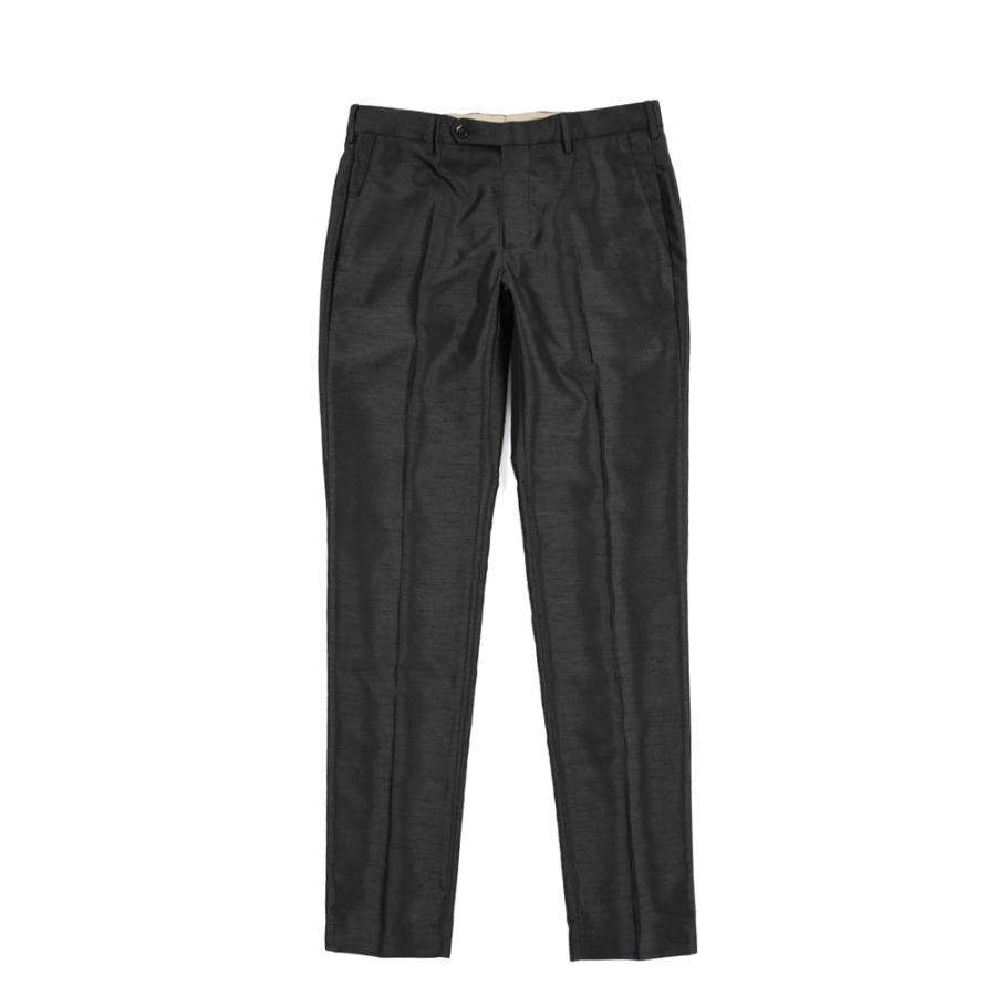BERWICH ベルウィッチ / MORELLO スラックス ノータック パンツ SLIM FIT スリムフィット ポリエステル100% ブラック / 26SS / セール | BERWICH | 01